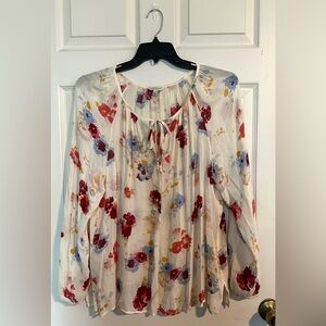 Lucky Brand Floral Blouse